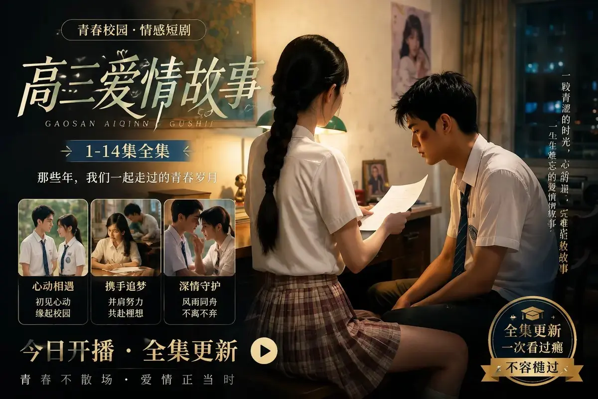 《高三爱情故事》高清未删减全集在线观看 - 蓝光修复中字版 - 百度网盘直链资源 - 免费观看AI短剧